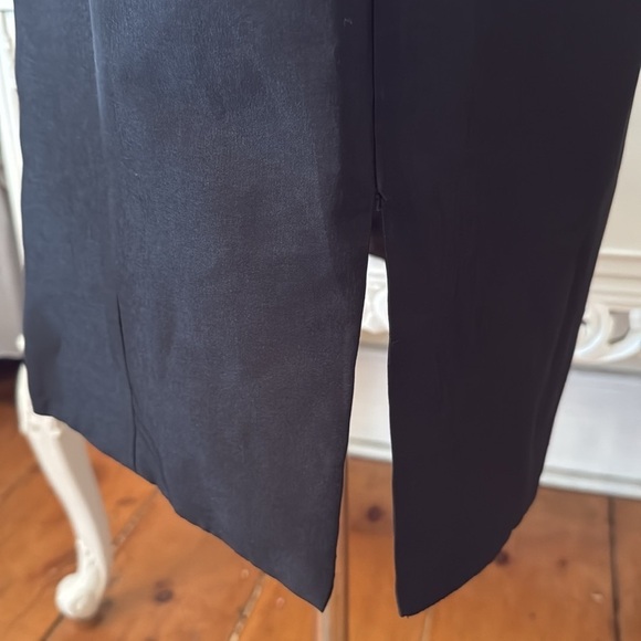 b michael AMERICA RED Collection Long Line Tafetta Topper Jacket - Picture 7 of 9